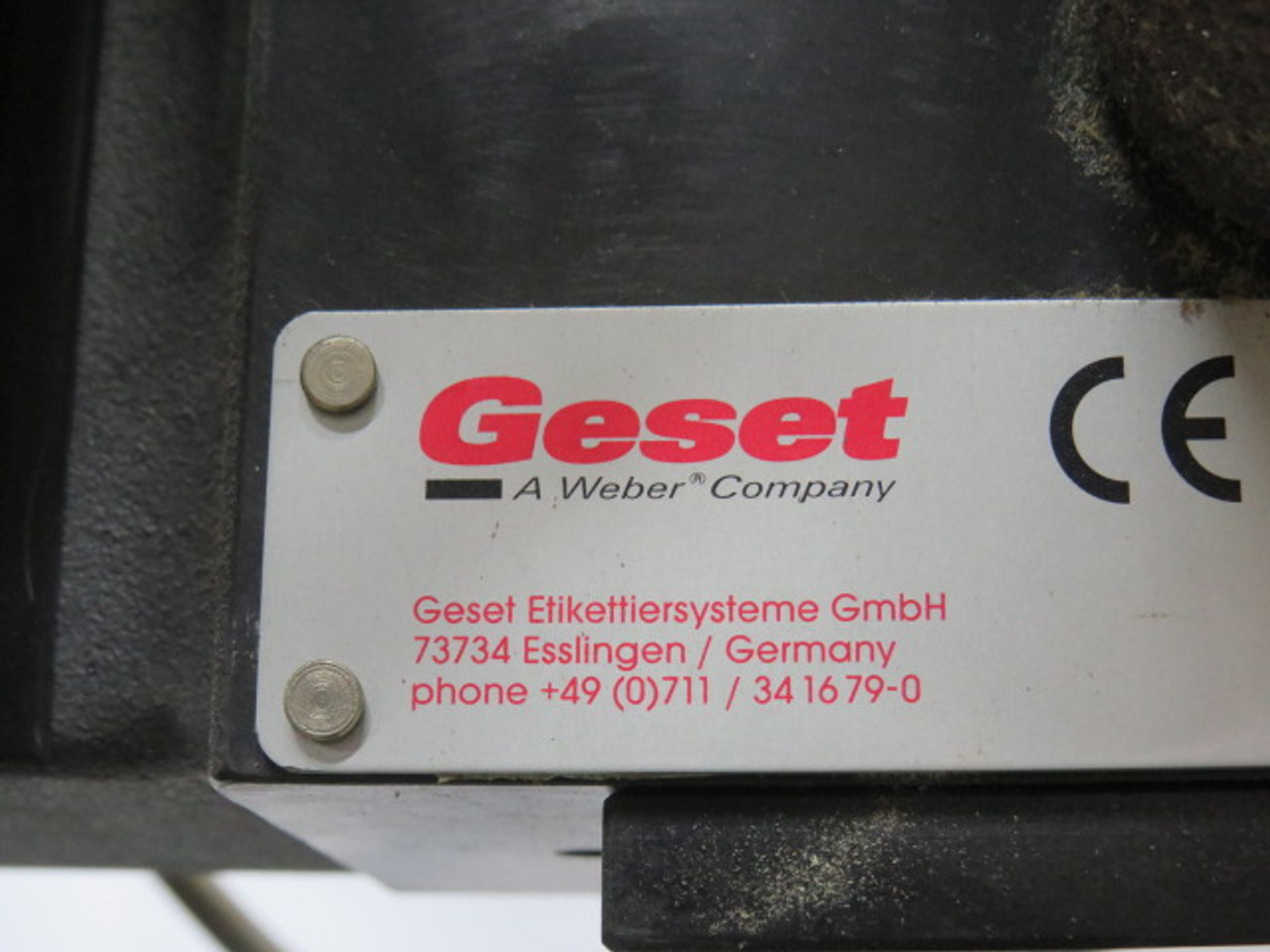 Geset A5962 Portable Labeller 230/115V 2.0/4.0A ! AS IS !