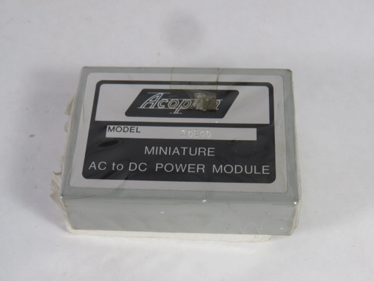 Acopian 10E40 Miniature AC To DC Power Module 105-125V 0.4A ! NOP !