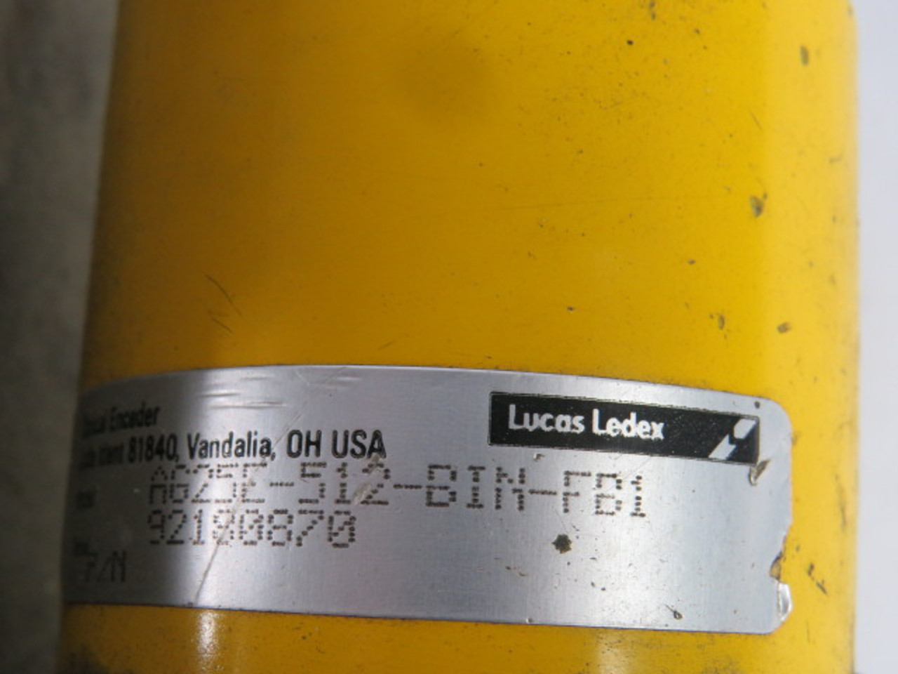 Lucas Ledex AG25E-512-BIN-FB1 Absolute Encoder 14-Pin USED