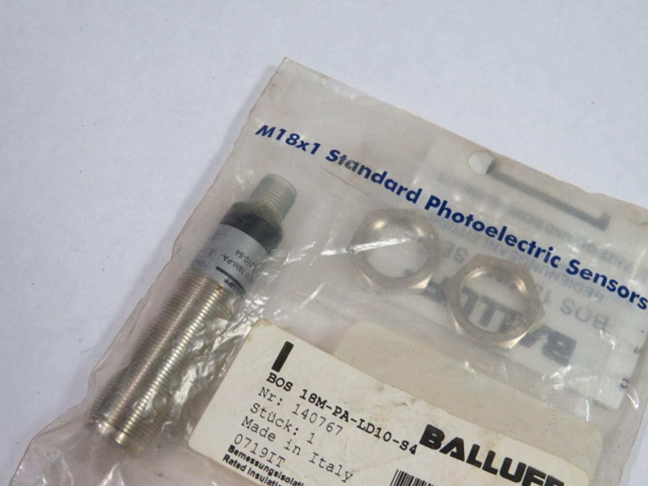 Balluff BOS-18M-PA-LD10-S4 Photoelectric Sensor 10-30Vdc 100Ma ! NWB !