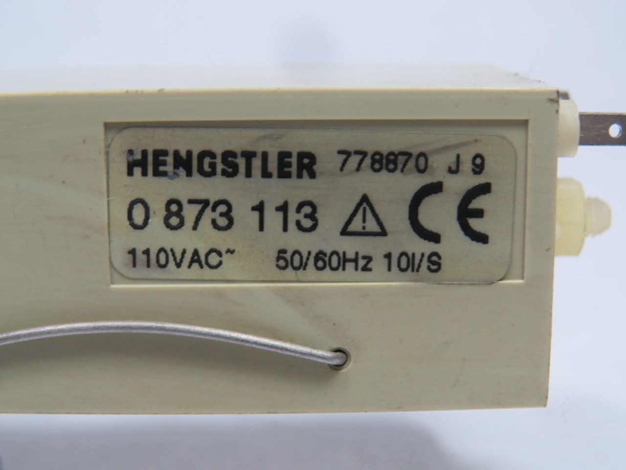 Hengstler 0-873-113 4 Digit Counter 110V 50/60Hz USED