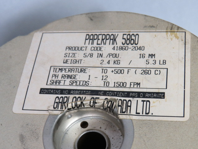 Paperpak 5860 Rope 5/8" PH Range 1-12 20ft USED