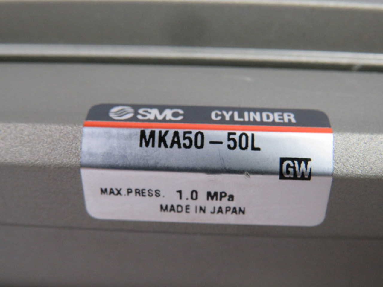 SMC MKA50-50L Rotary Cylinder 50mm Bore 50mm Stroke Counterclockwise USED