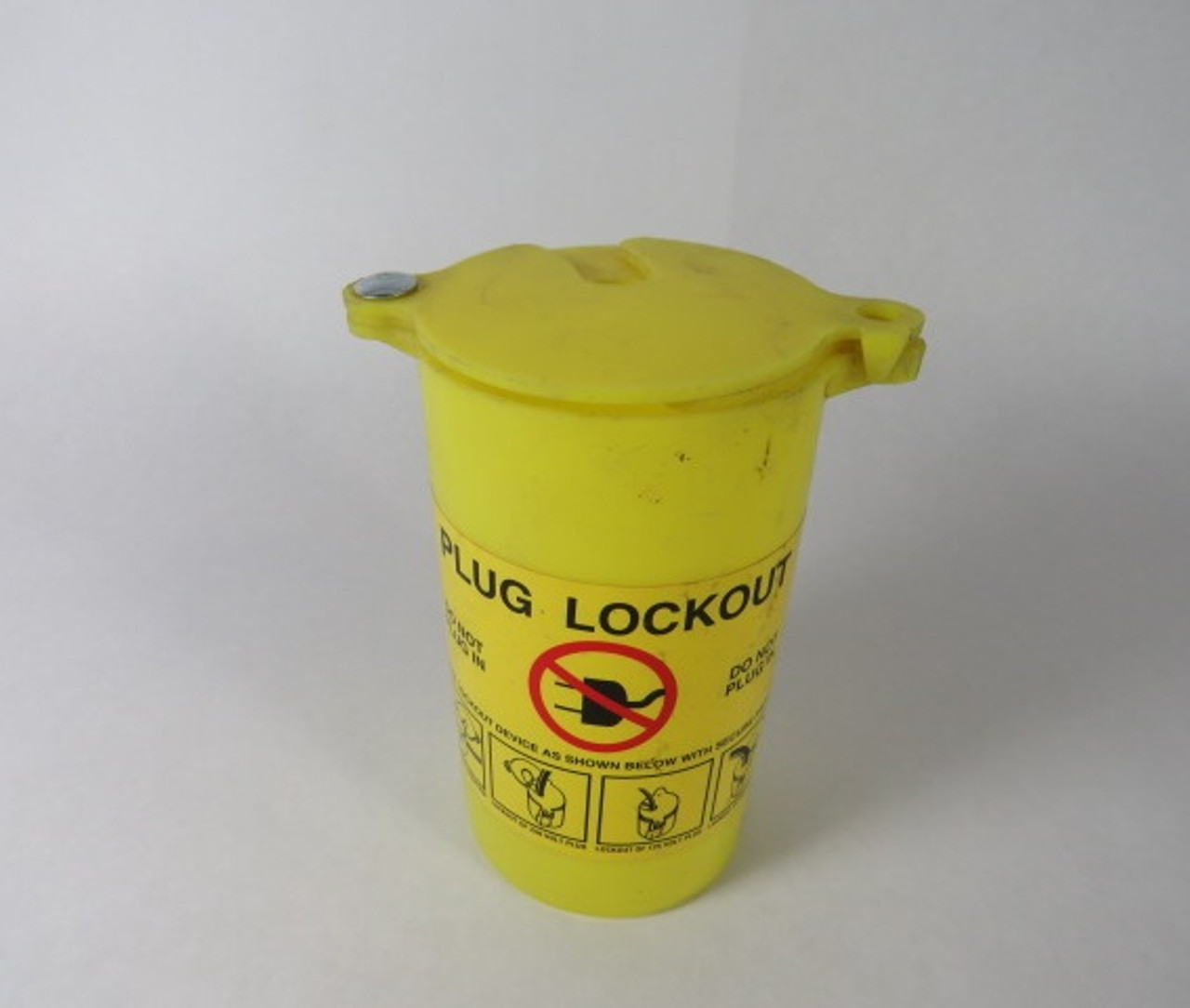 Prinzing Enterprises PLO23 Yellow Plug Lockout Device USED