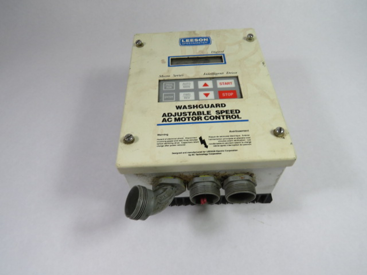Leeson 174936 AC Inverter Drive Input: 200/240V 50/60Hz. 3PH 5.5/4.8A ! AS IS !