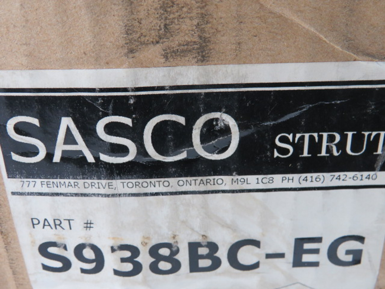 Sasco Strut S938BC-EG Channel To Beam Clamp 7/8" Thick Box Of 24 ! NEW !