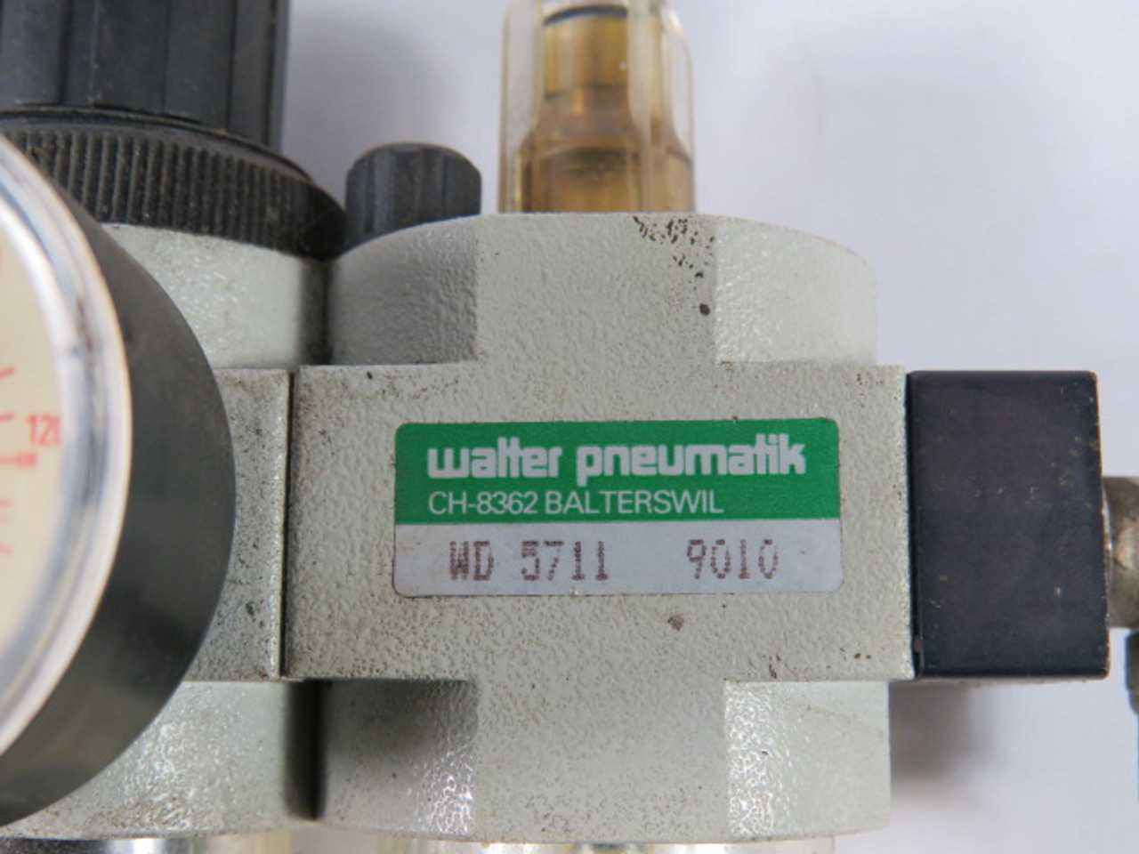 Walter Pneumatik Pneumatic Filter Regulator W/ Lubricator & Gauge USED