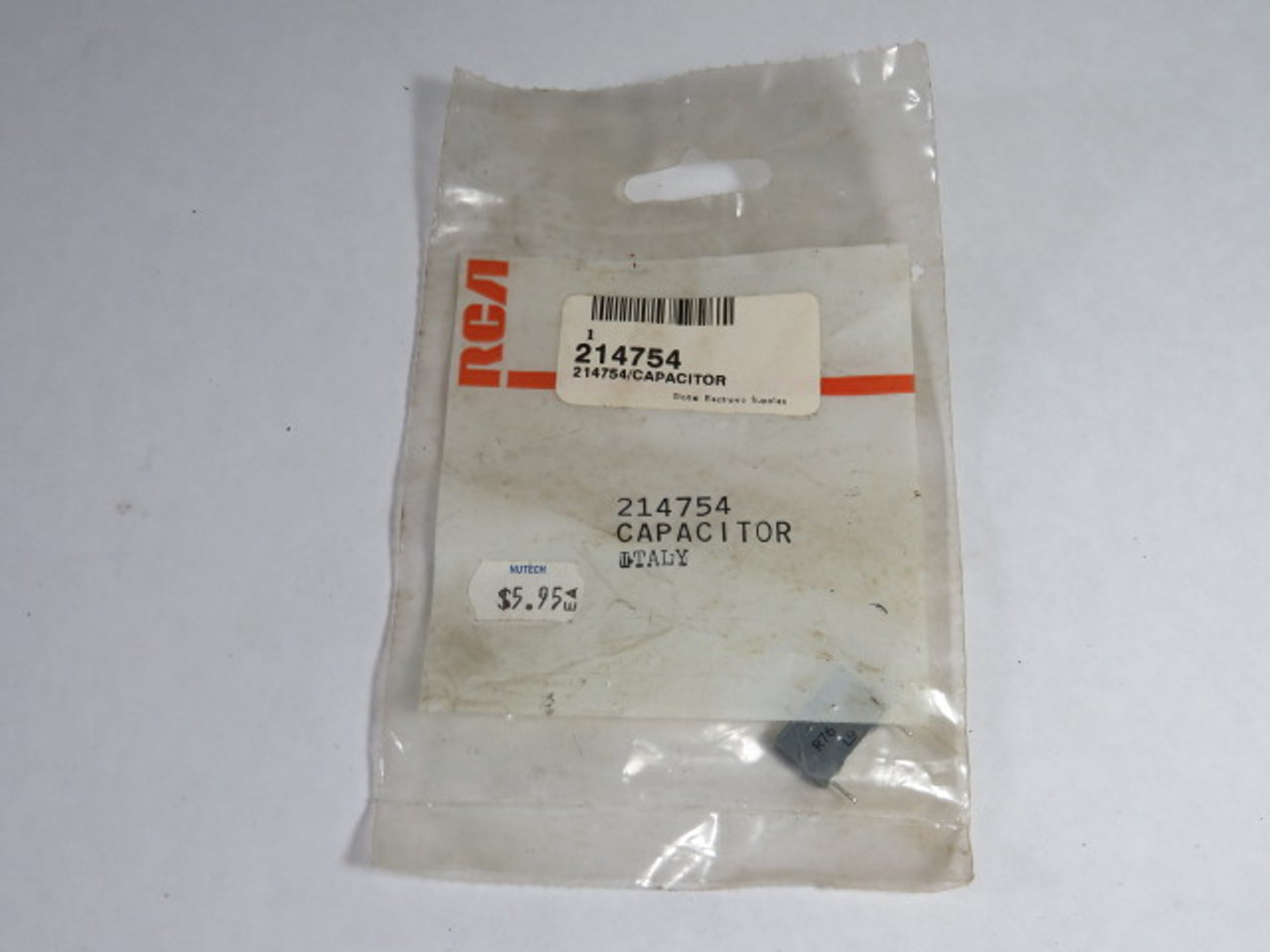 RCA 214754 Capacitor 0.047UF 400V ! NWB !