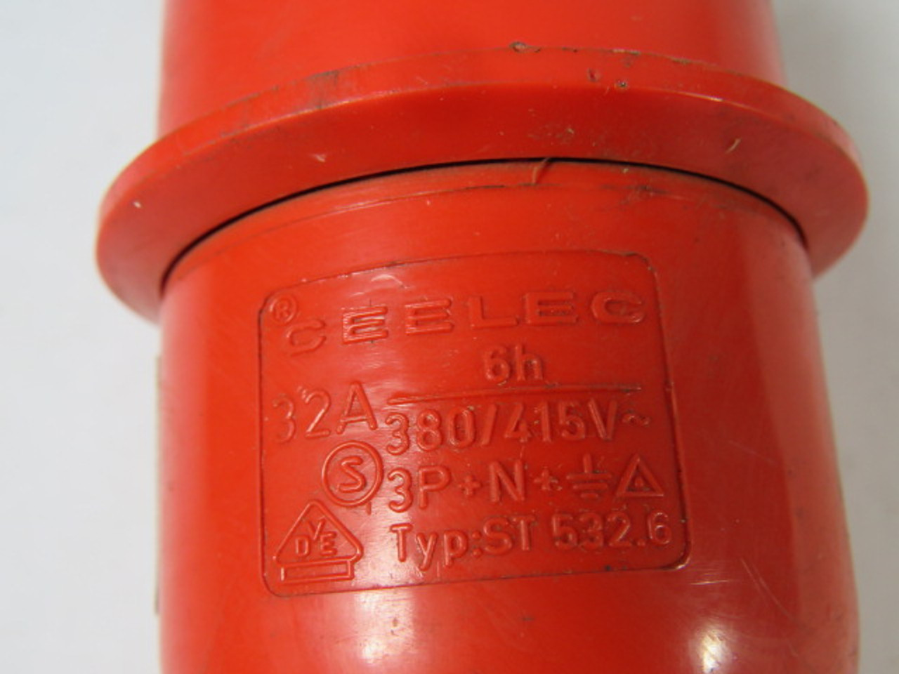 Ceelec Type-ST 532.6 Male Plug 32A-6h 380/415V 3P+N+E USED