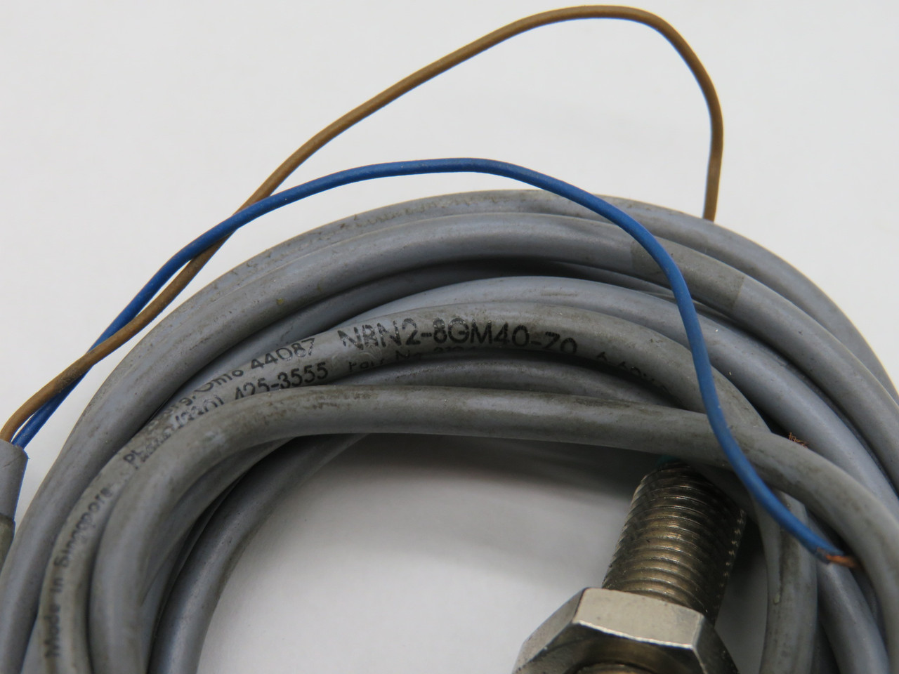 Pepperl+Fuchs NBN2-8GM40-Z0 Inductive Proximity Sensor 2mm RNG 6-60VDC USED