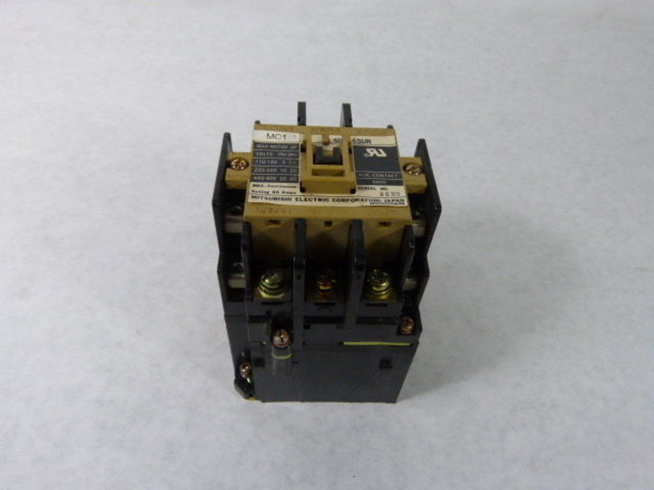 Mitsubishi SD-K65UR Contactor 65amp 600v 120- 125VDC USED