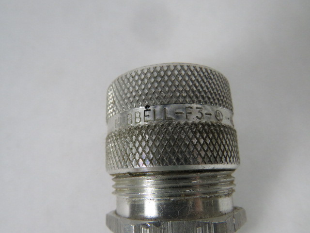 Hubbell SHC1027 1/2"NPT Cord Connector Aluminum USED