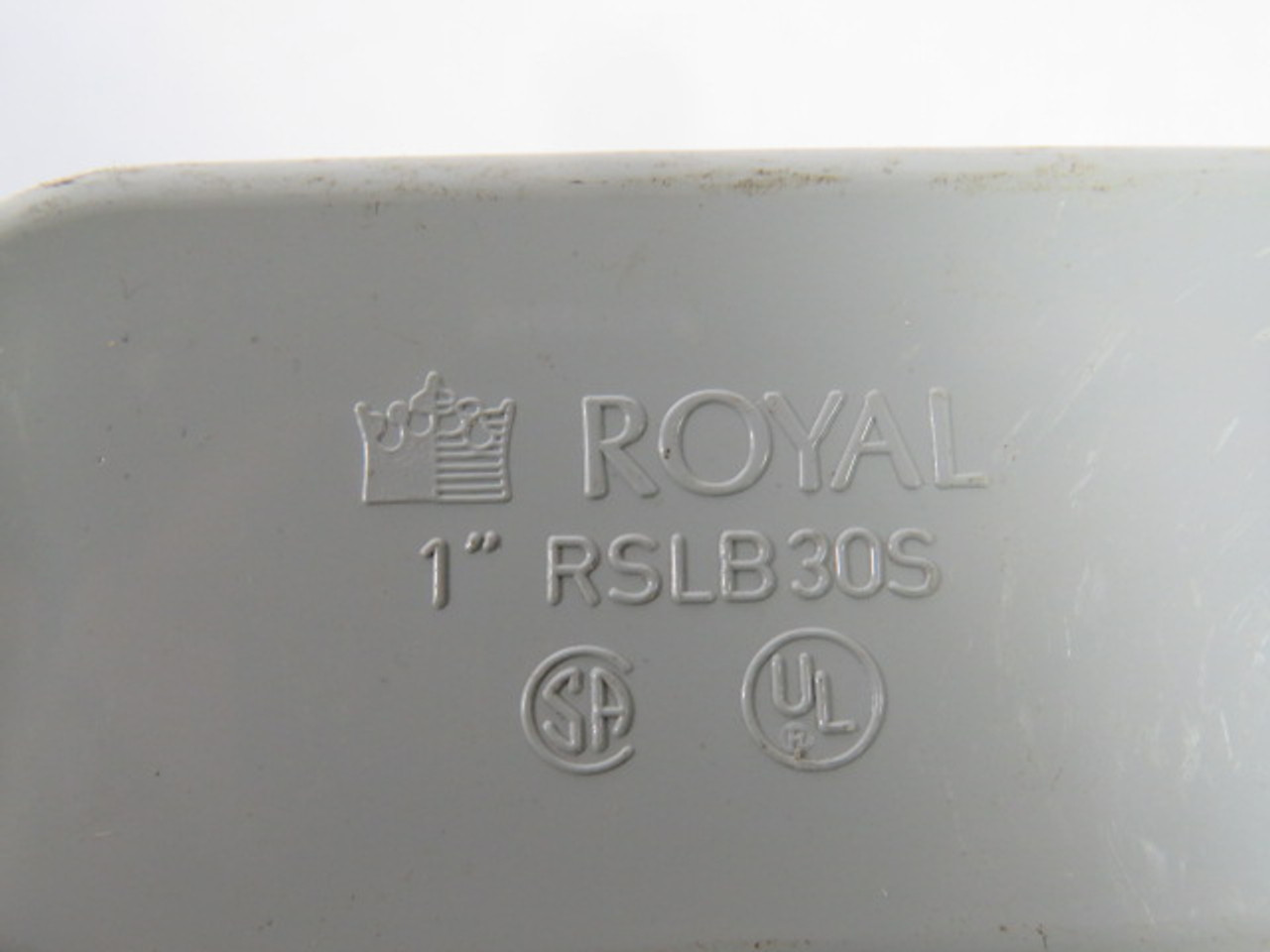Royal RSLB30S Conduit Body W/ Cover Type LB 2-Hole 1" NPT USED