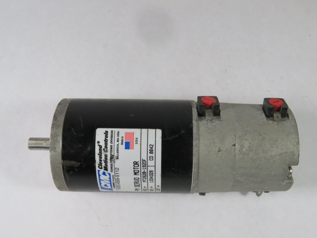 Cleveland Motion MT2620-192DF PM Servo Motor 90W 0.37Nm/2.12Nm USED