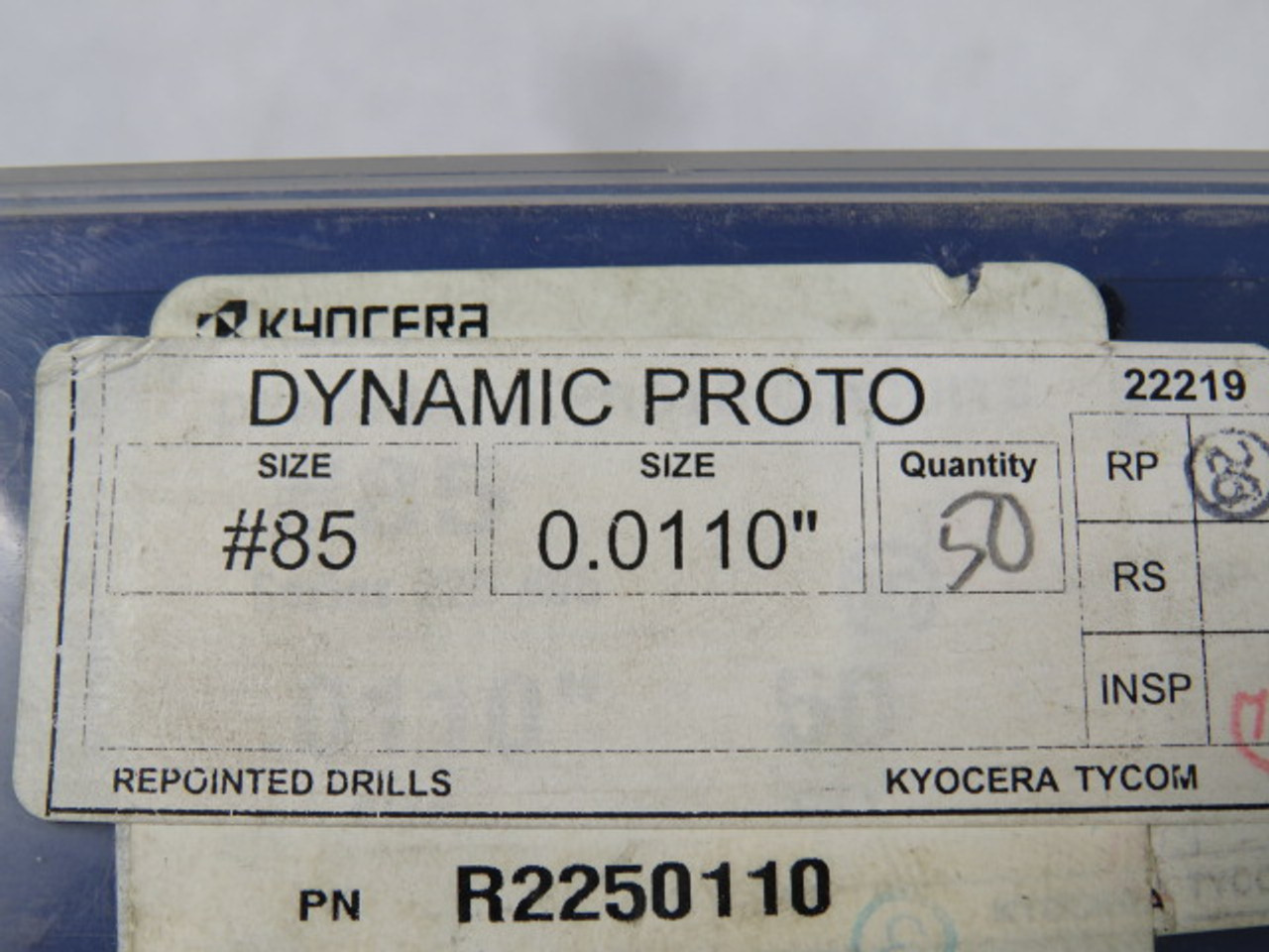 Kyocera #85 Solid Carbide Micro Drill Bit 0.0110" Pack Of 50 ! NEW !