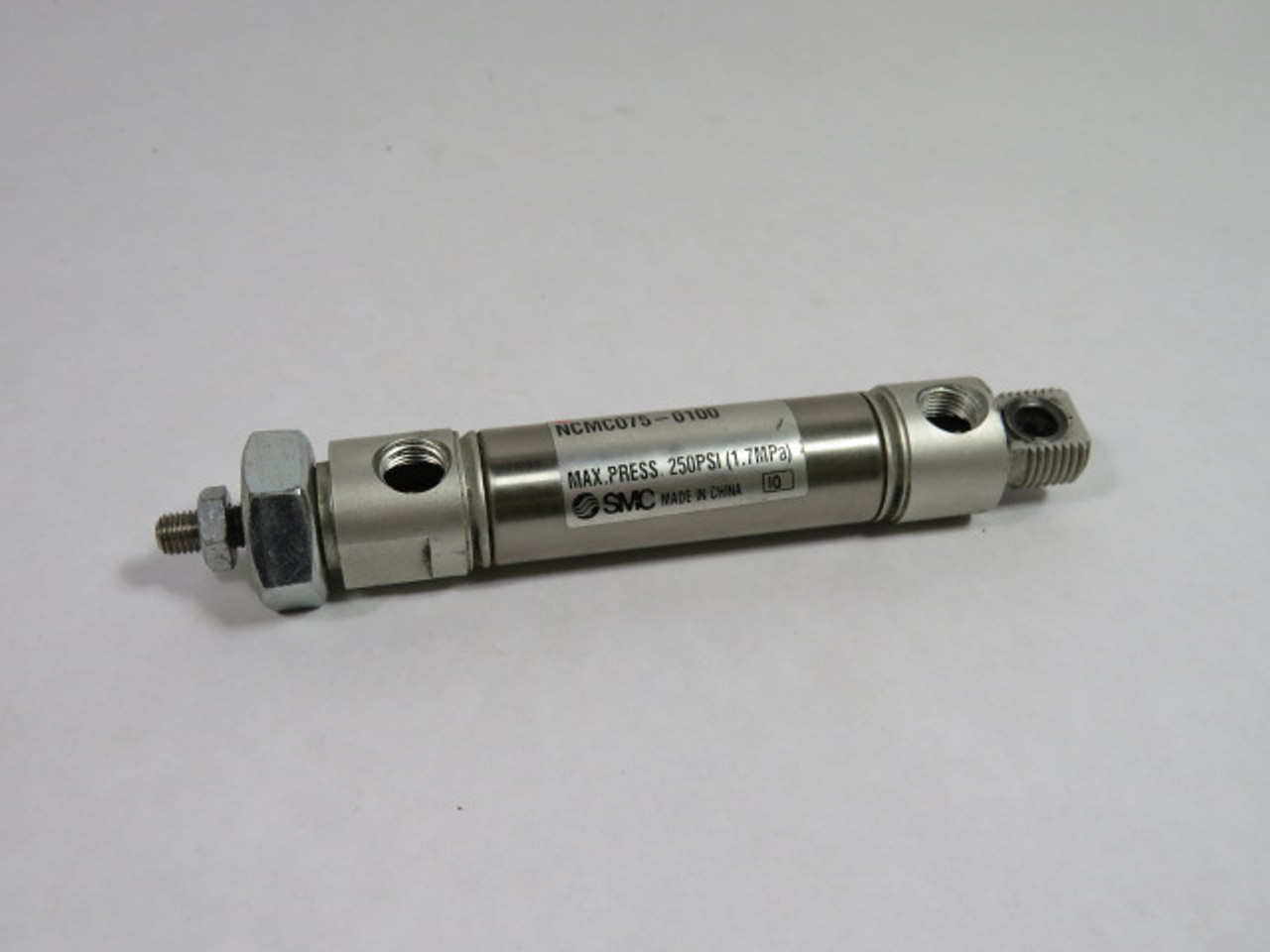 SMC NCMC075-0100 Pneumatic Air Cylinder 3/4" Bore 1" Stroke USED