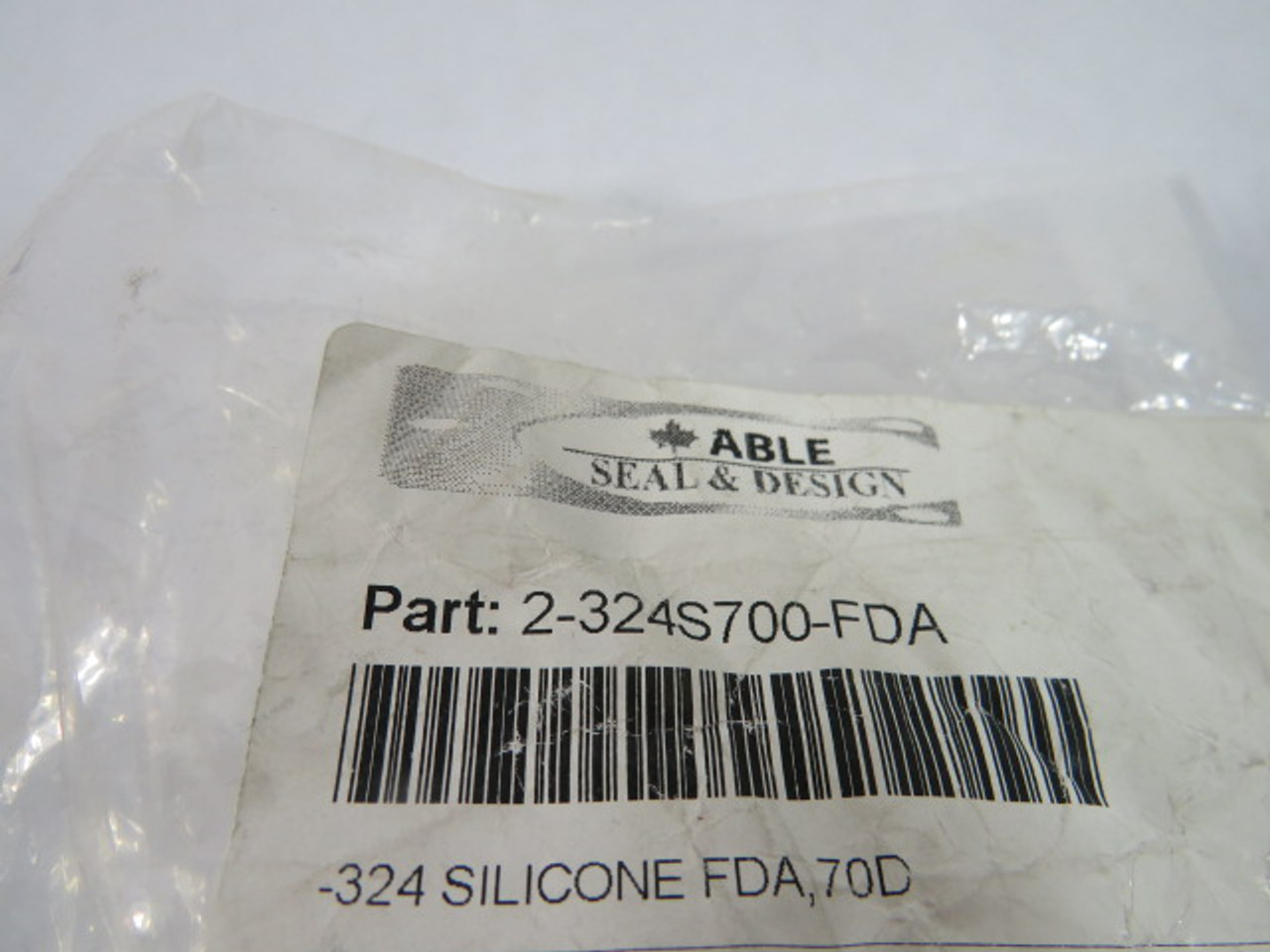 Able Seal 2-324S700-FDA Silicon O-Ring 34.29mm ID 44.96mm OD Lot of 32 USED