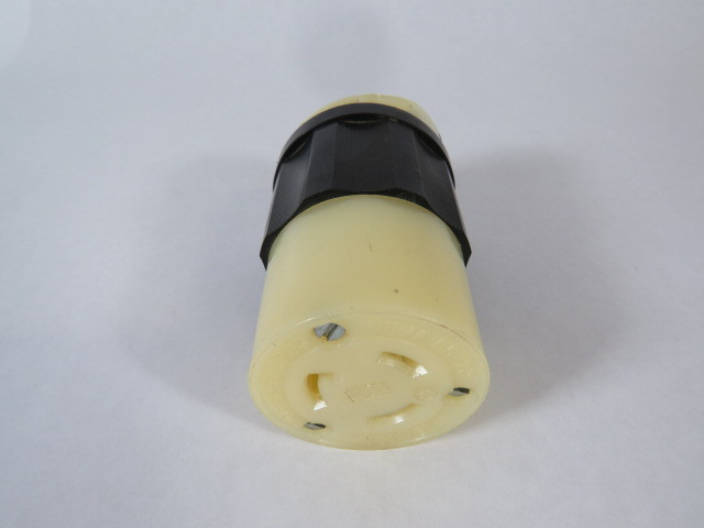 Leviton 2313 Locking Connector 20A 125V 3-Wire USED