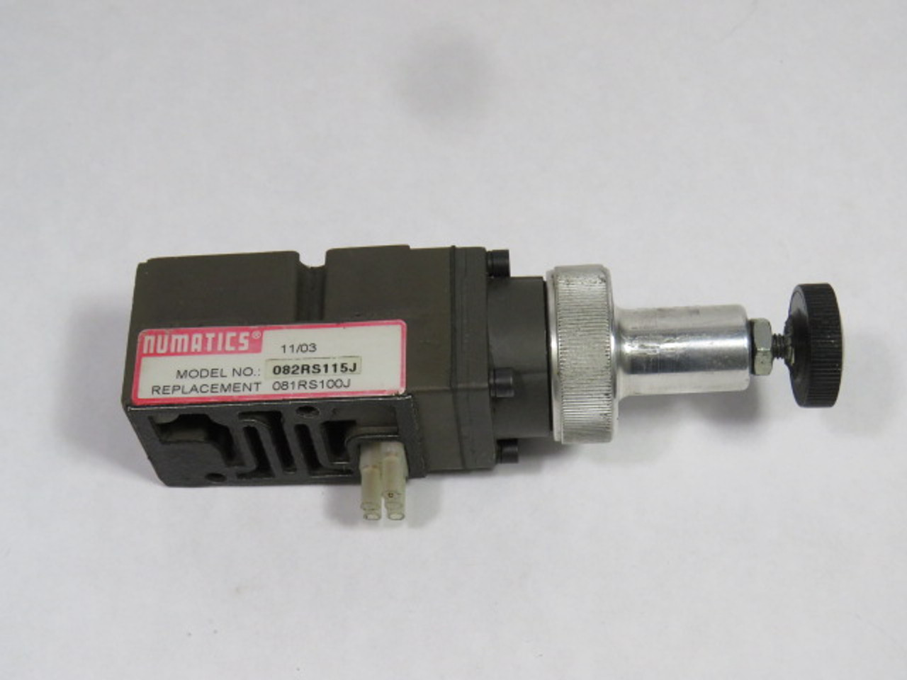 Numatics 082RS115J Pneumatic Regulator Valve *NO BASE/GAUGES* ! AS IS !