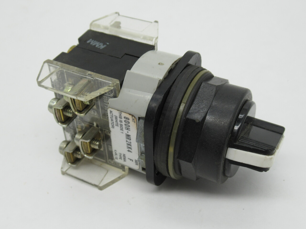 Allen-Bradley 800H-NR2KK4B Series F 4-Position Selector Switch 2NO 2NC USED