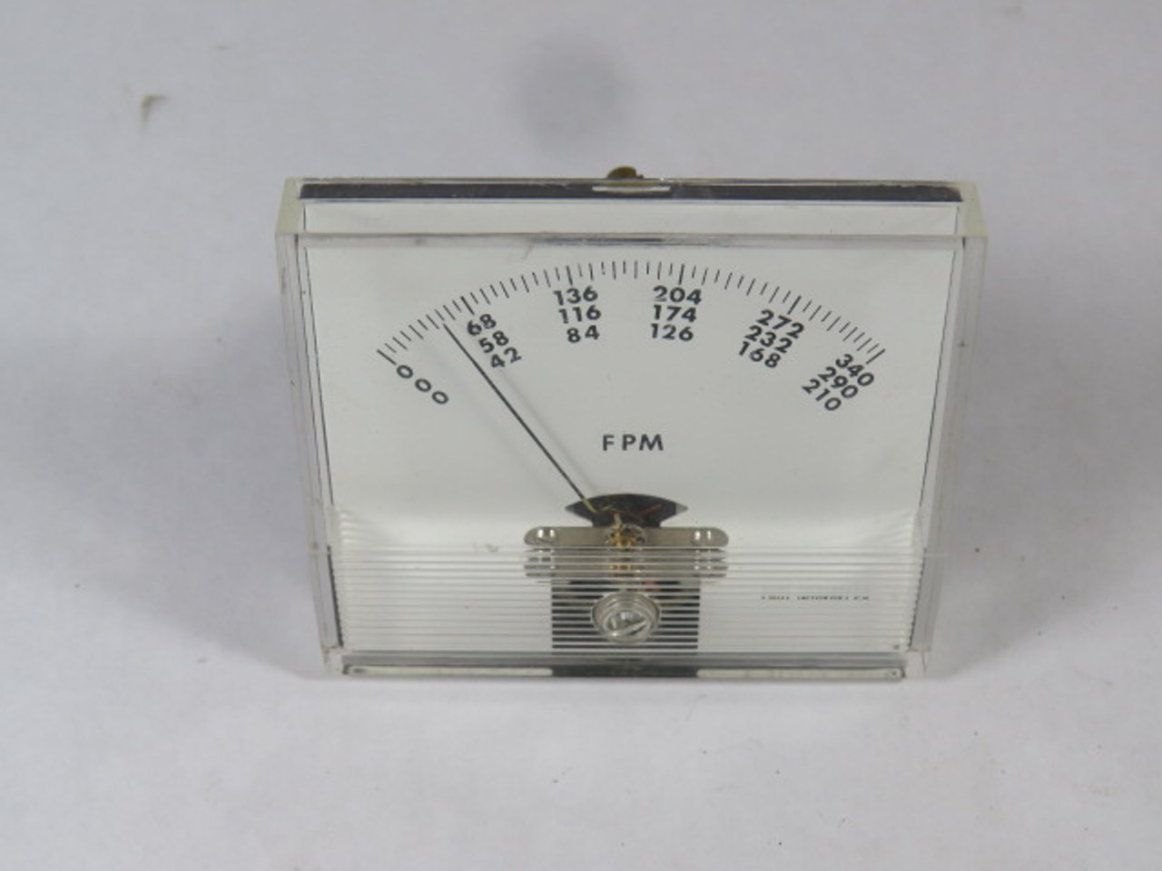 Yokogawa 62827LX FPM Panel Meter Gauge 0-340 FPM 3-1/2" Diameter USED