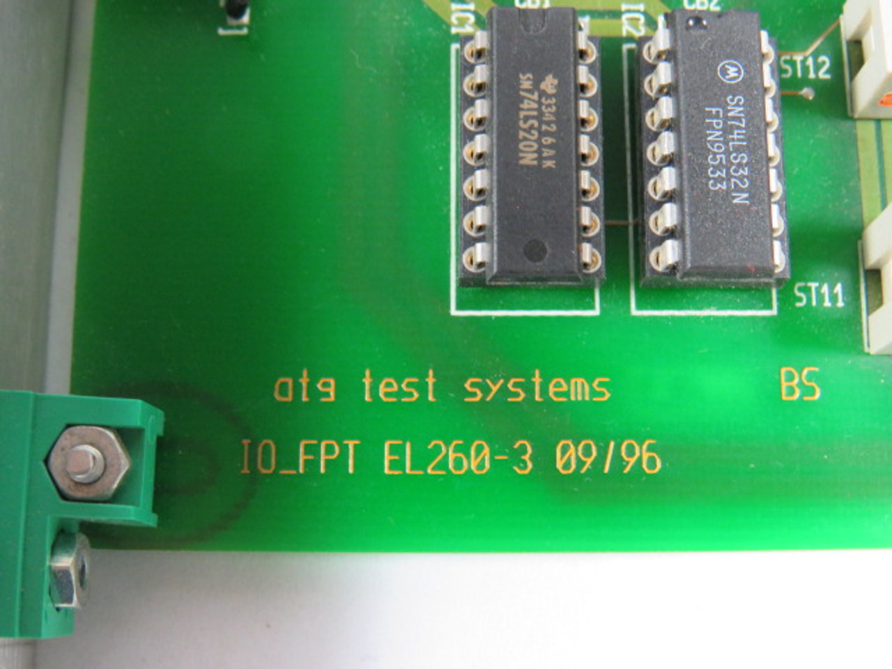 ATG BEL260K1 I/O Controller Board USED
