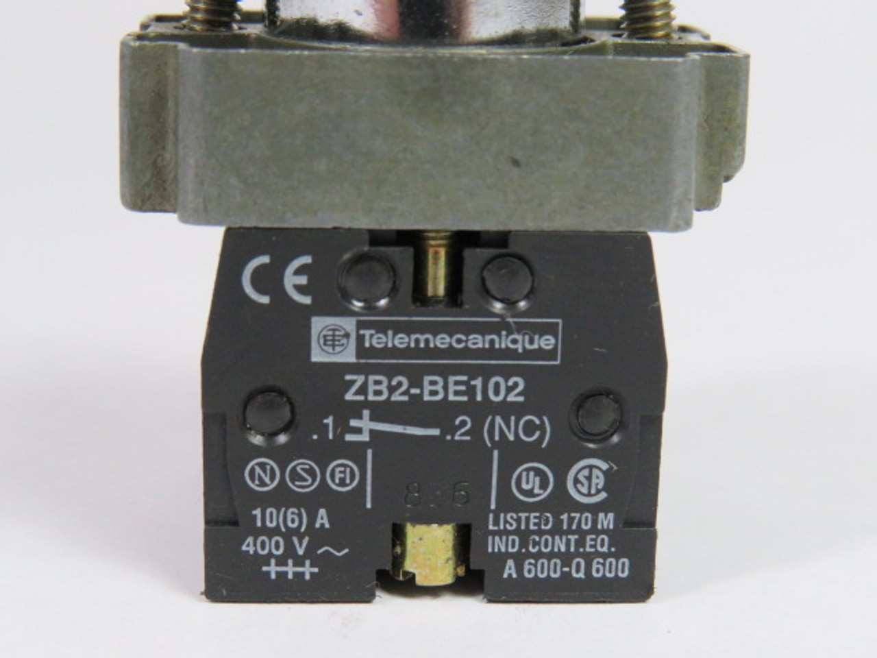 Telemecanique XB2BA35 Push Button 1NO 1NC Green Flush Head USED