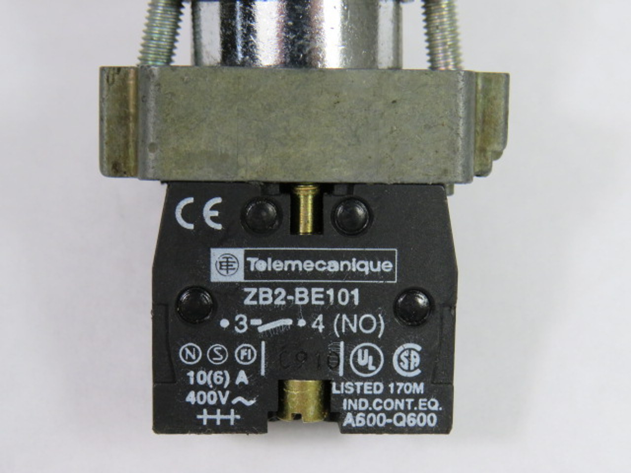 Telemecanique XB2BA31 Push Button 1NO Green Flush Head USED