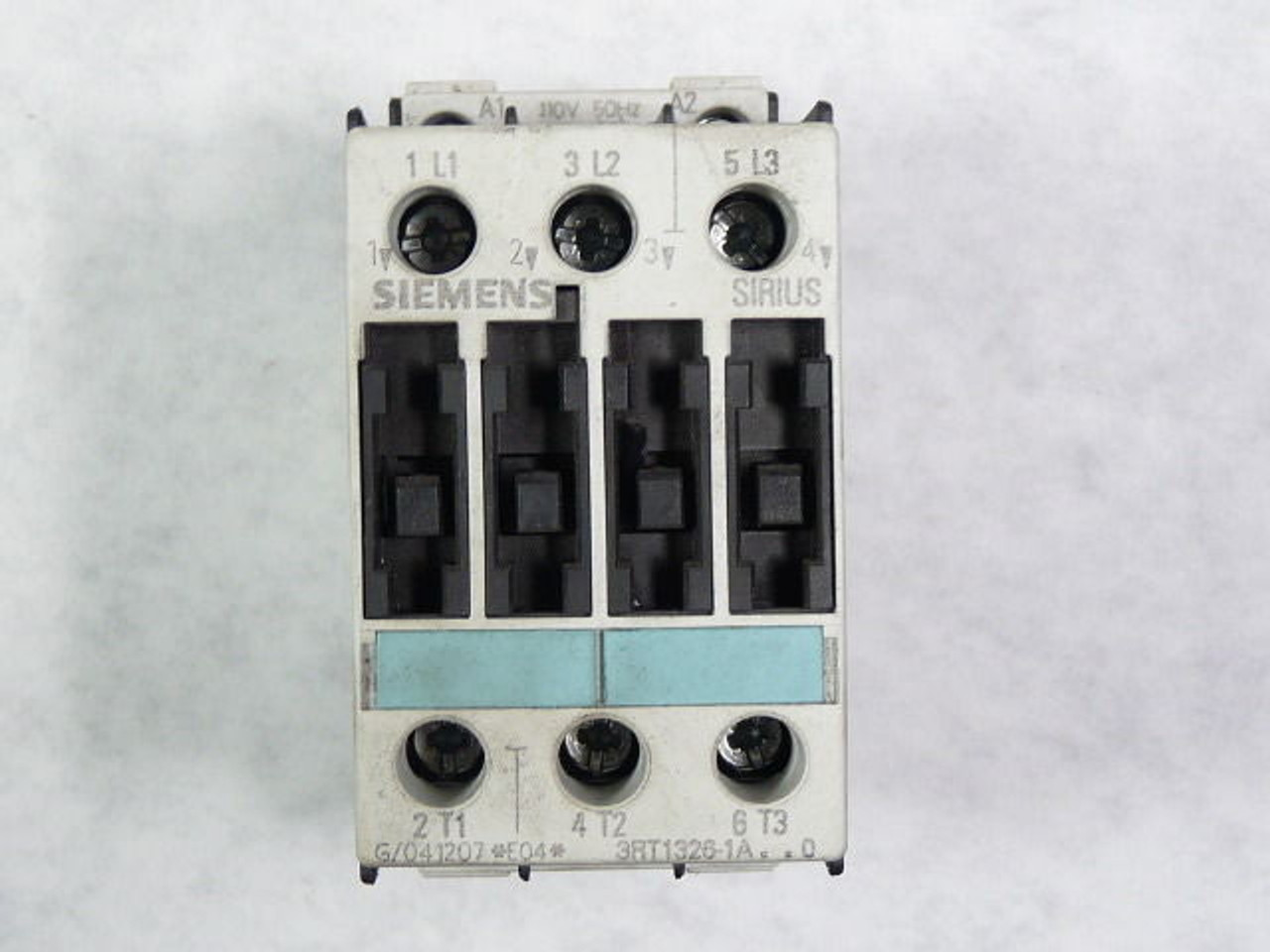 Siemens 3RT1326-1AK60 Magnetic Contactor 4P 40A 110V/50Hz 120V/60Hz USED