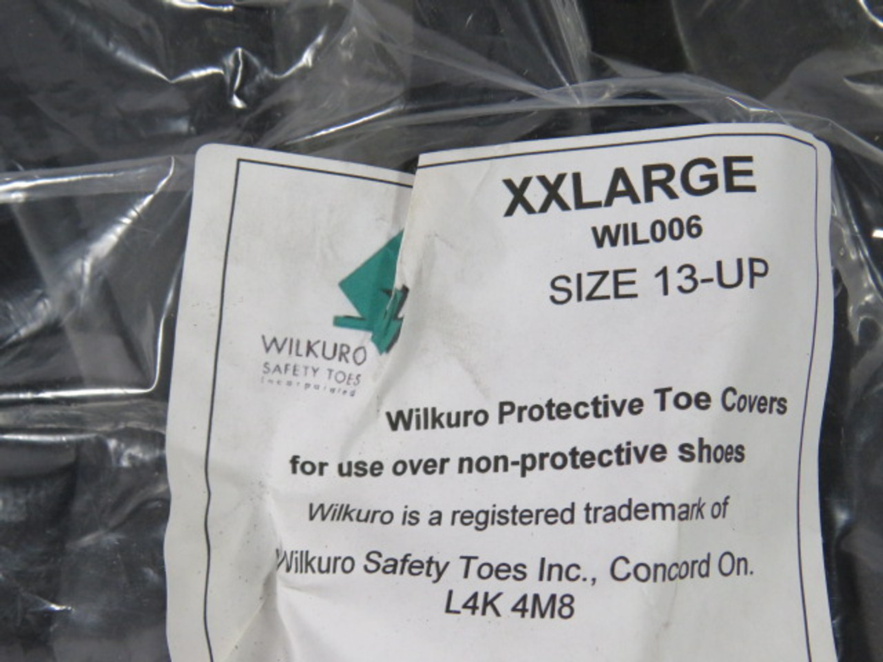 Wilkuro WIL006 Overshoe Safety Toe Cover XXL Size 13+ 1 Pair/Bag ! NWB !