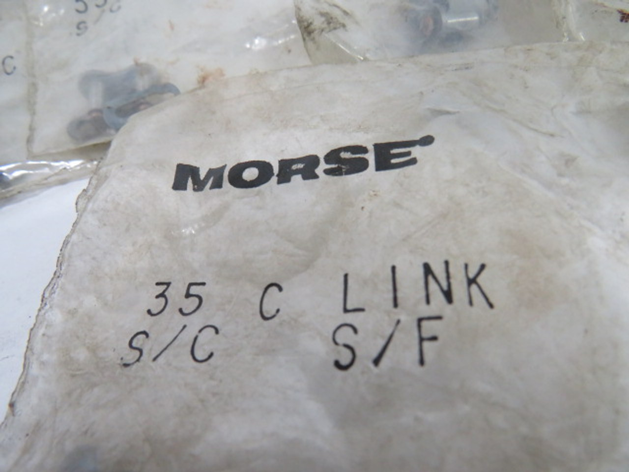 Morse 35-S/C-C/L Connecting Link 3/8"P .1875"W Lot of 9 ! NWB !