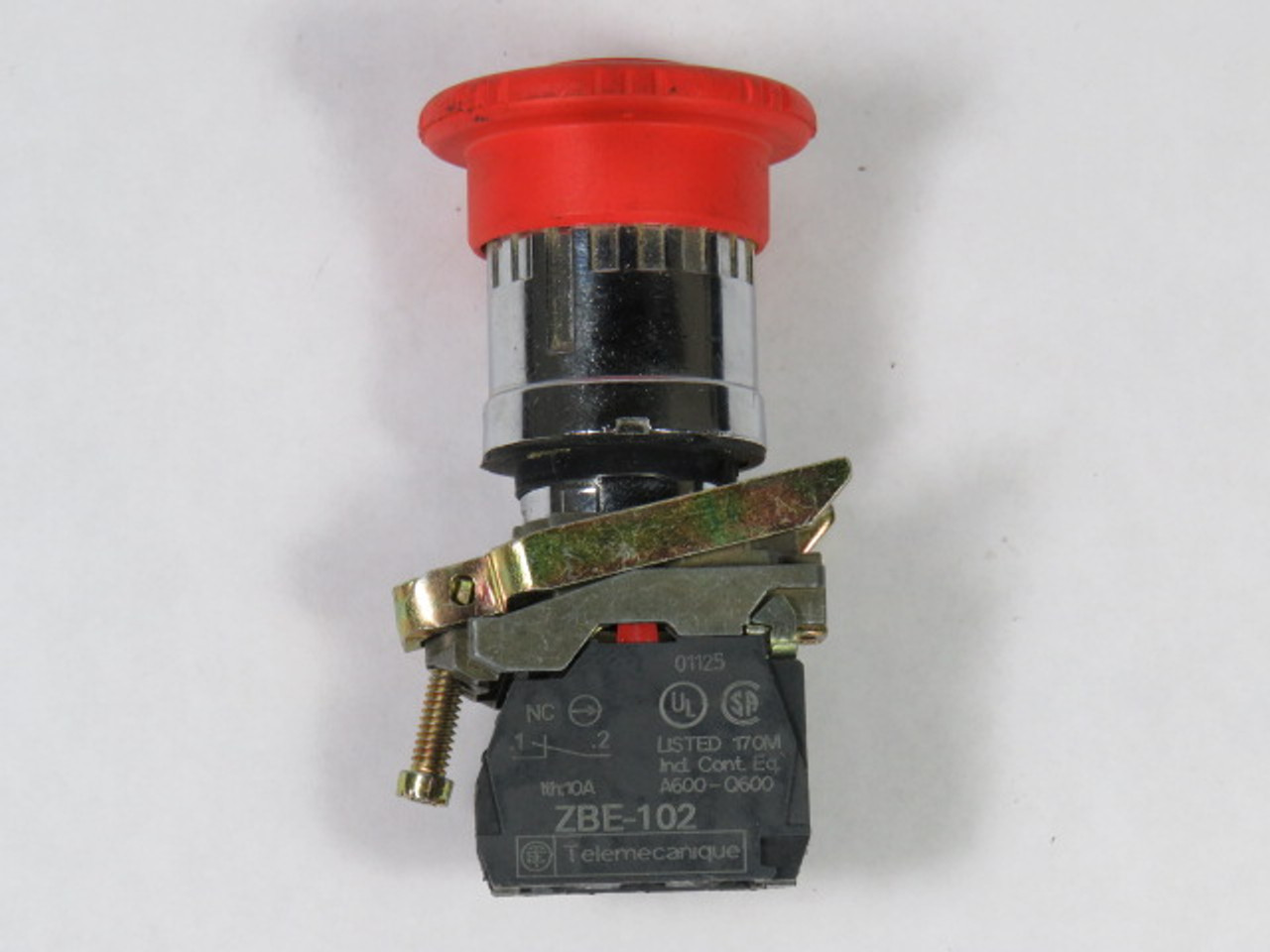 Telemecanique XB4BS8442 Push Button 40mm 1NC Red Turn-to-Release USED