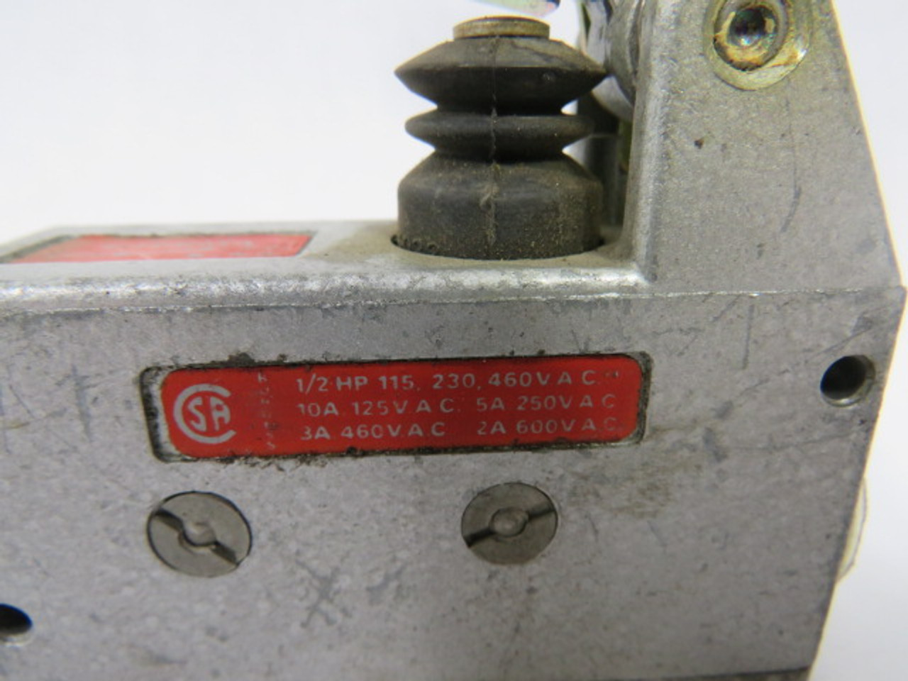 Burgess C4BRMA Roller Lever Limit Switch USED