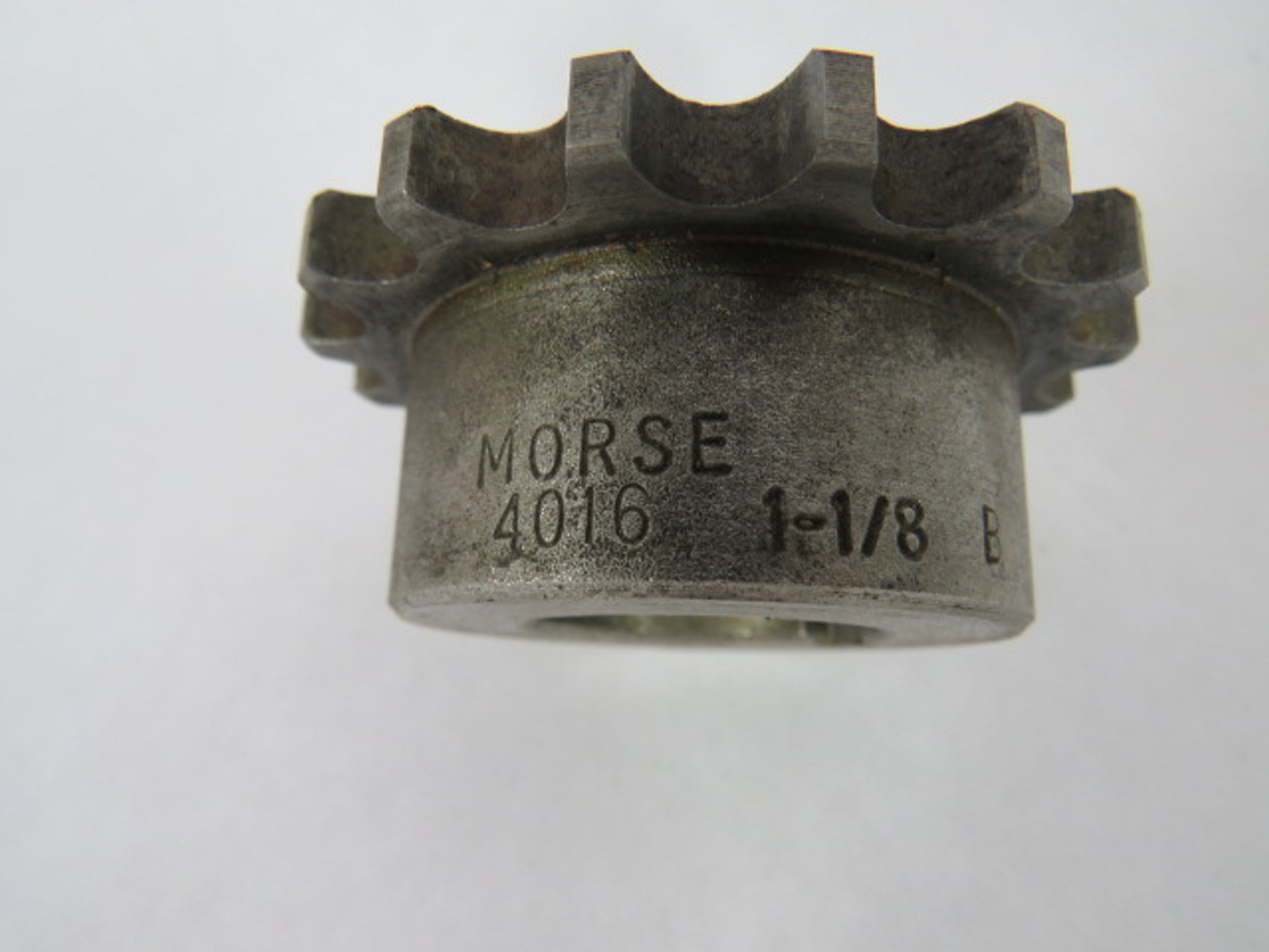 Morse 4016-1-1/8 Sprocket 2.6" OD 1-1/8" Bore 16 Teeth USED