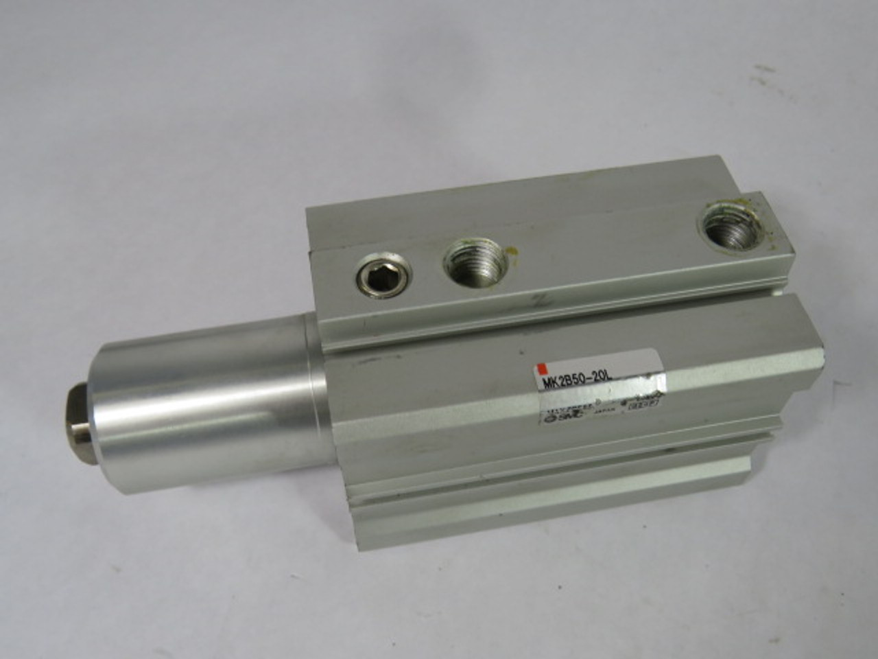 SMC MK2B50-20L Rotary Clamp Cylinder 50mm Bore 20mm Stroke USED