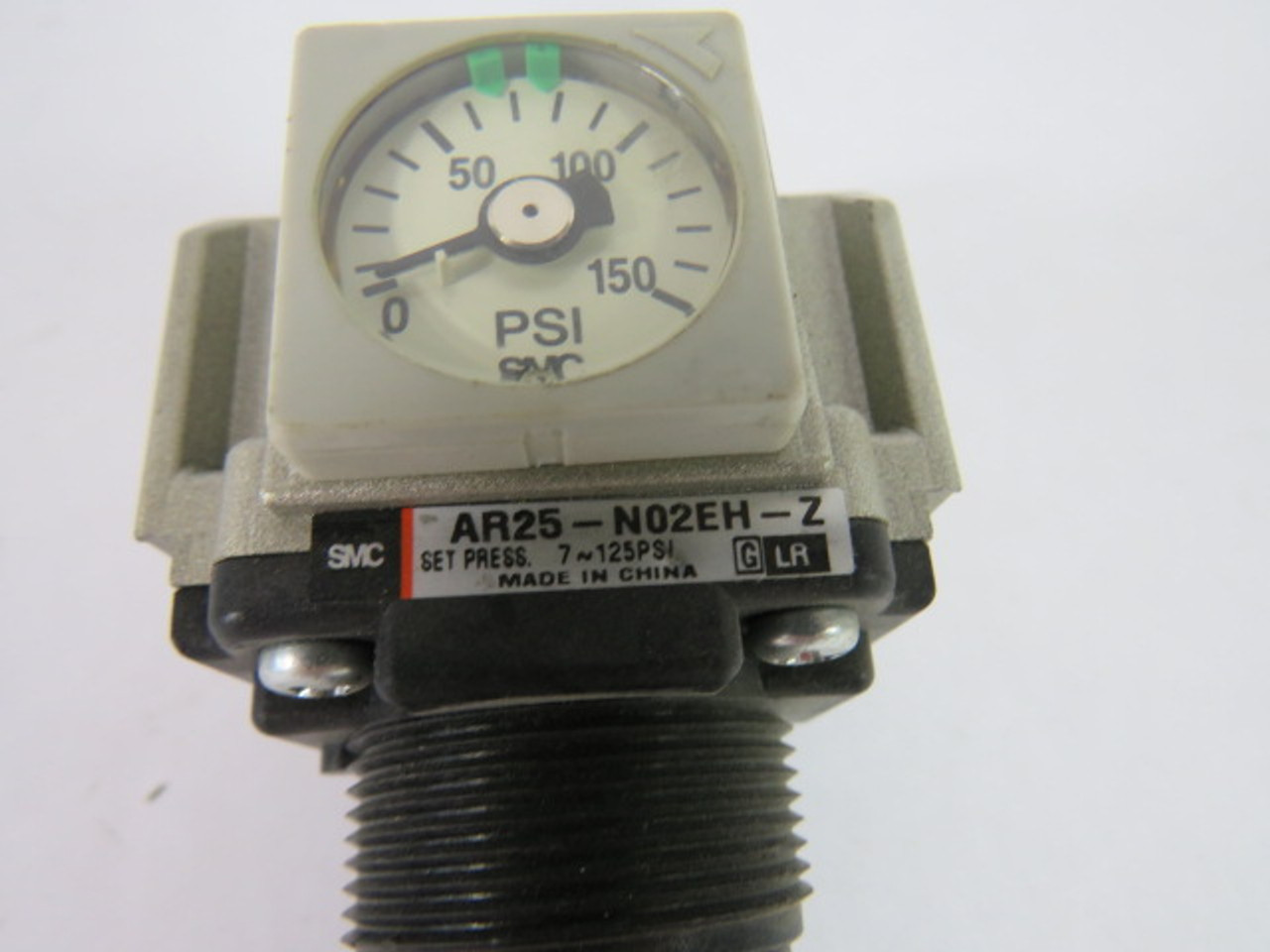 SMC AR25-N02EH-Z Modular Regulator w/ Gauge 1/4"NPT 125PSI USED