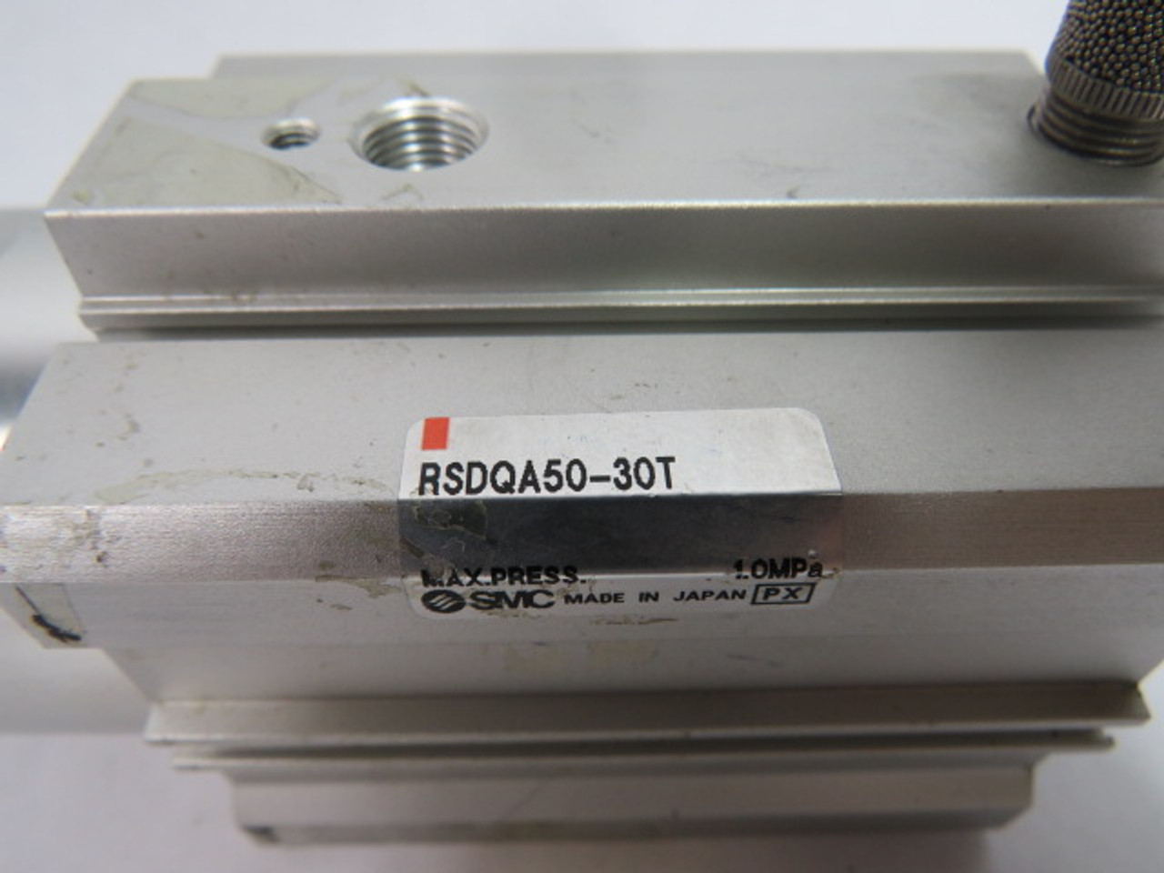SMC RSDQA50-30T Stopper Cylinder 50mm Bore 30mm Stroke USED