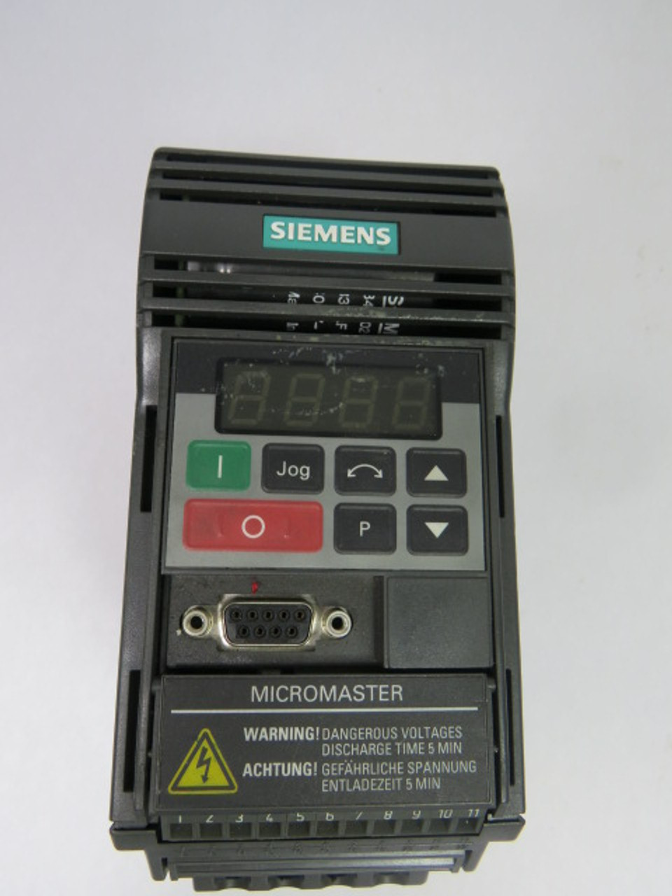 Siemens 6SE9212-1CA40 Drive 0.50Hp 3Ph 230V 4.6A 47-63Hz USED
