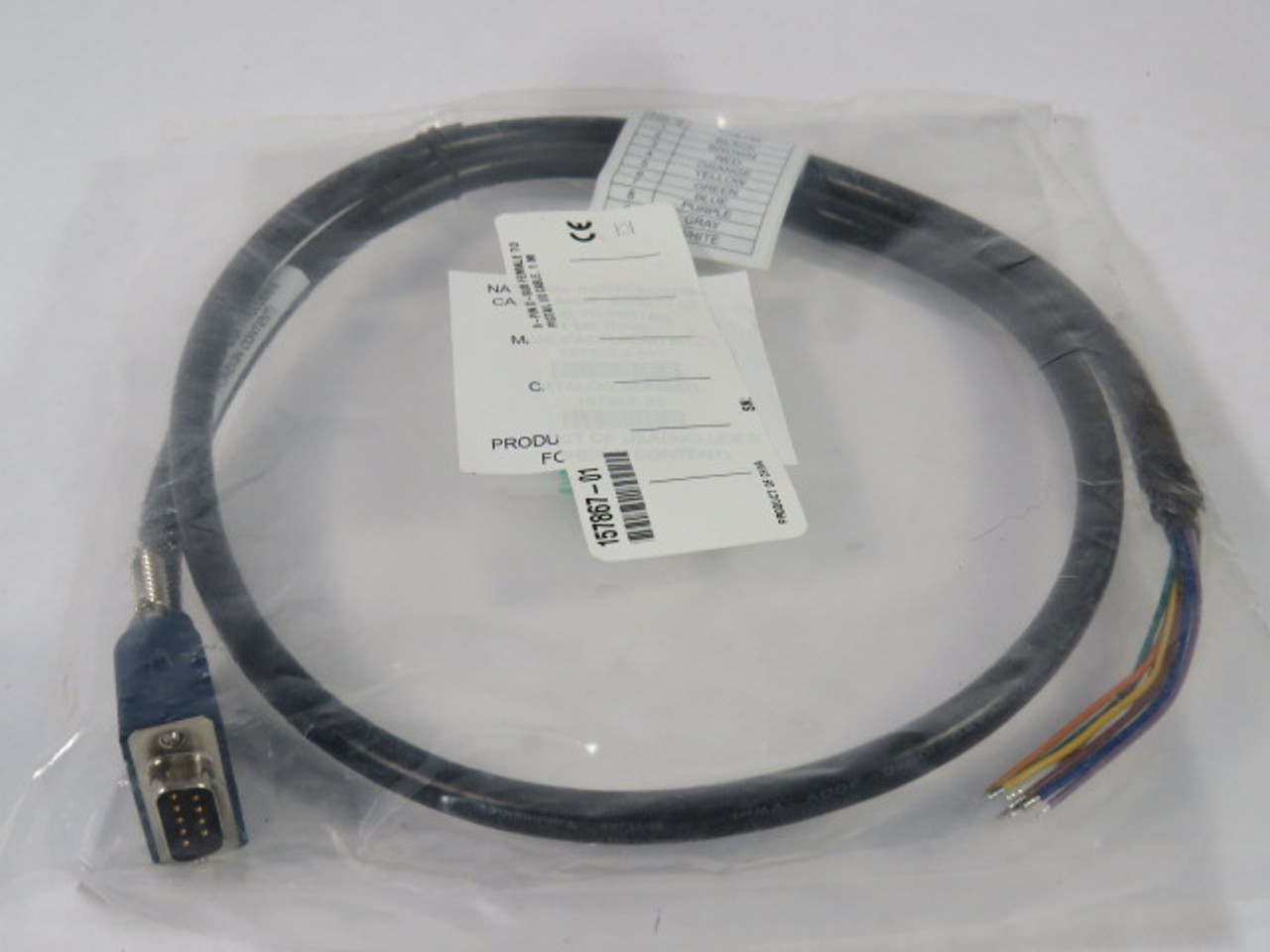 National Instruments Multifunction D-Sub Female To Pigtail I/O Cable 1m NWB