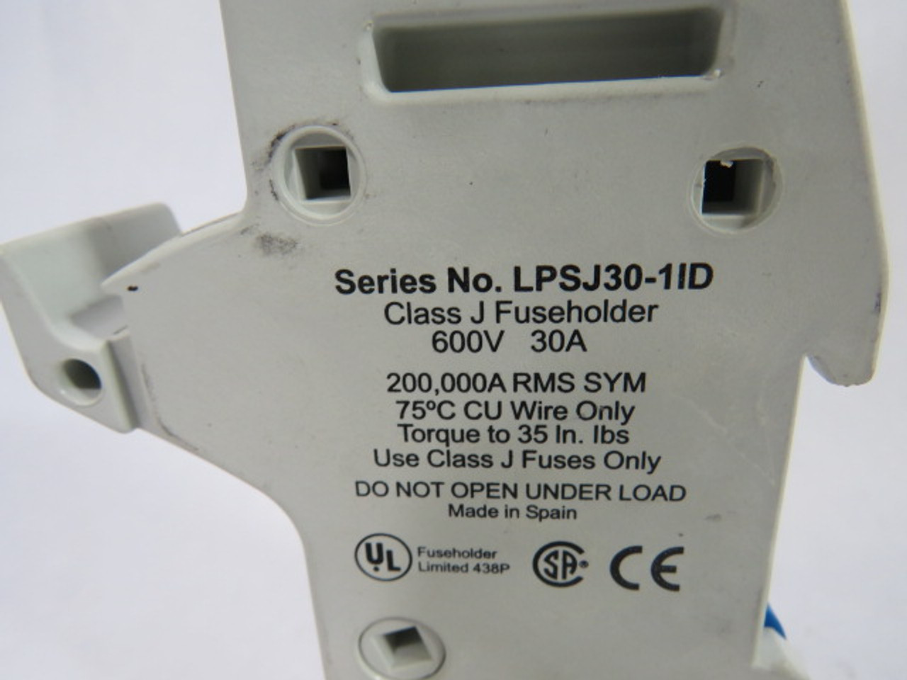 Littelfuse LPSJ30-1ID Fuse Holder 30A 600V 1P USED