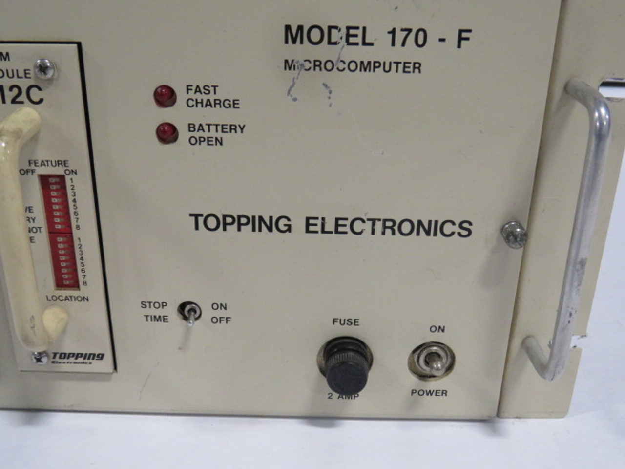 Topping Electronics 170-F Microcomputer W/ 412C Plug-In Circuit PROM Module USED