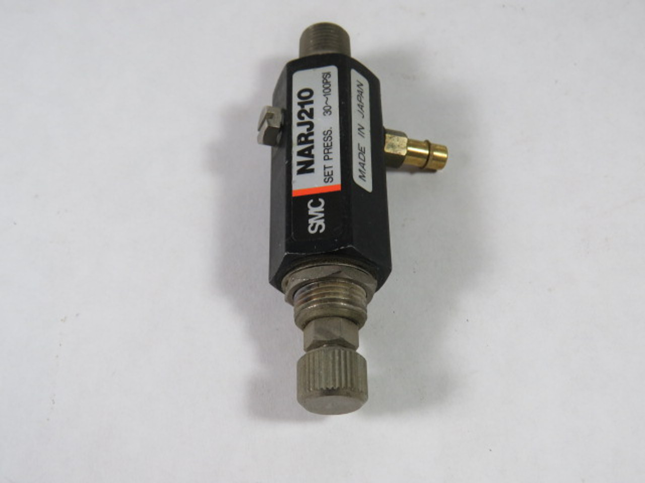 SMC NARJ210 Miniature Regulator 30-100PSI USED