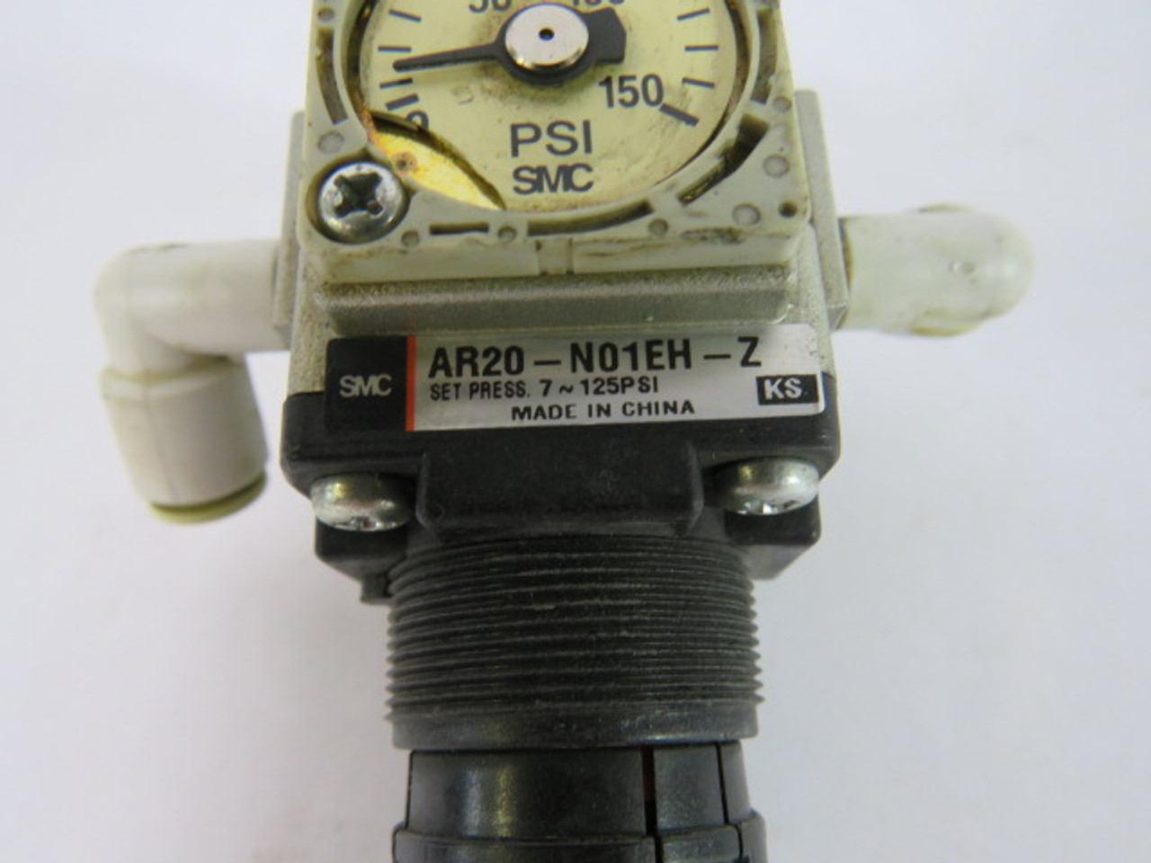 SMC AR20-N01EH-Z Air Regulator *Broken Gauge *1/8"NPT 125PSI ! AS IS !