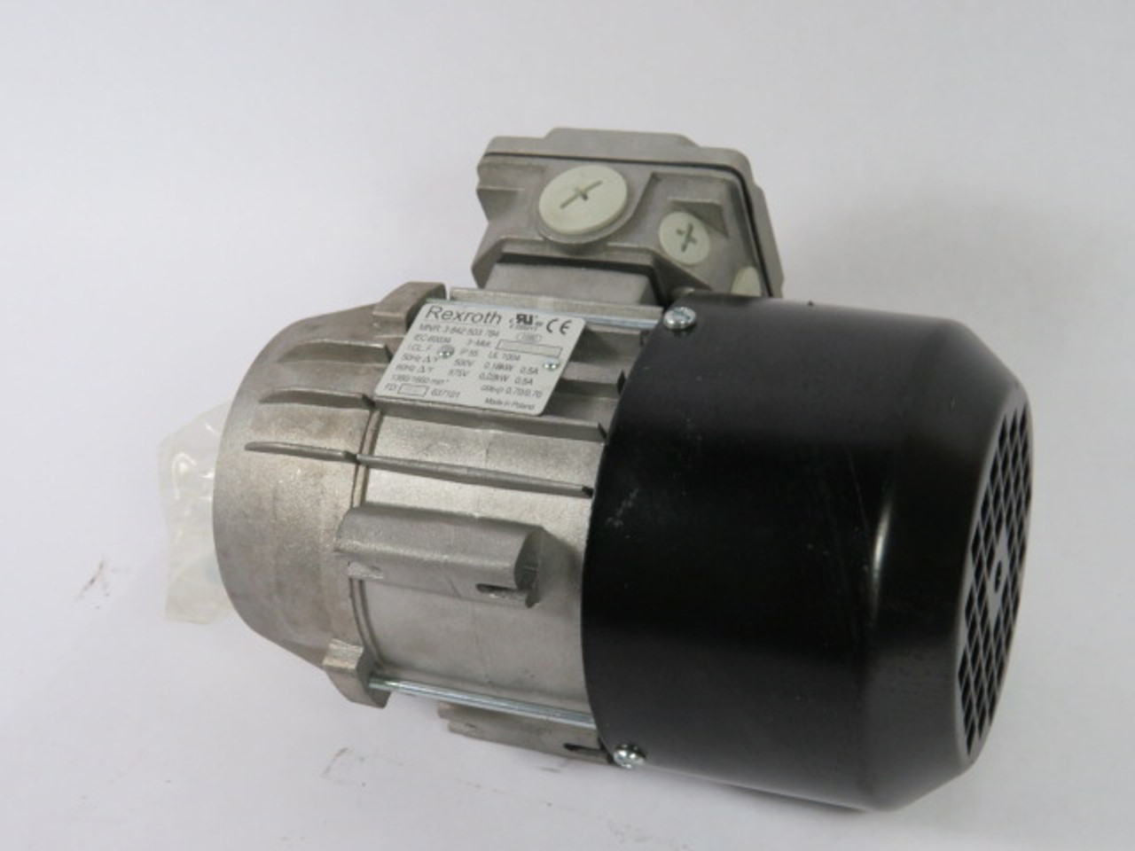 Rexroth 0.18/0.22kW 1380/1660RPM 500/575V 3Ph 0.5A 50/60Hz USED