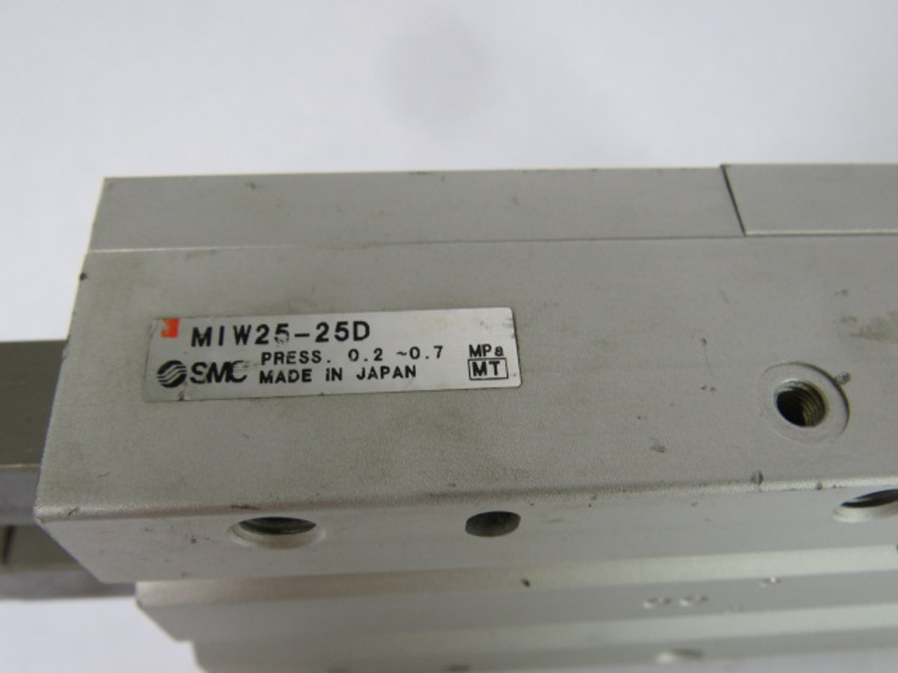 SMC MIW25-25D Slide Guide Cylinder 25mm Bore 25mm Stroke USED