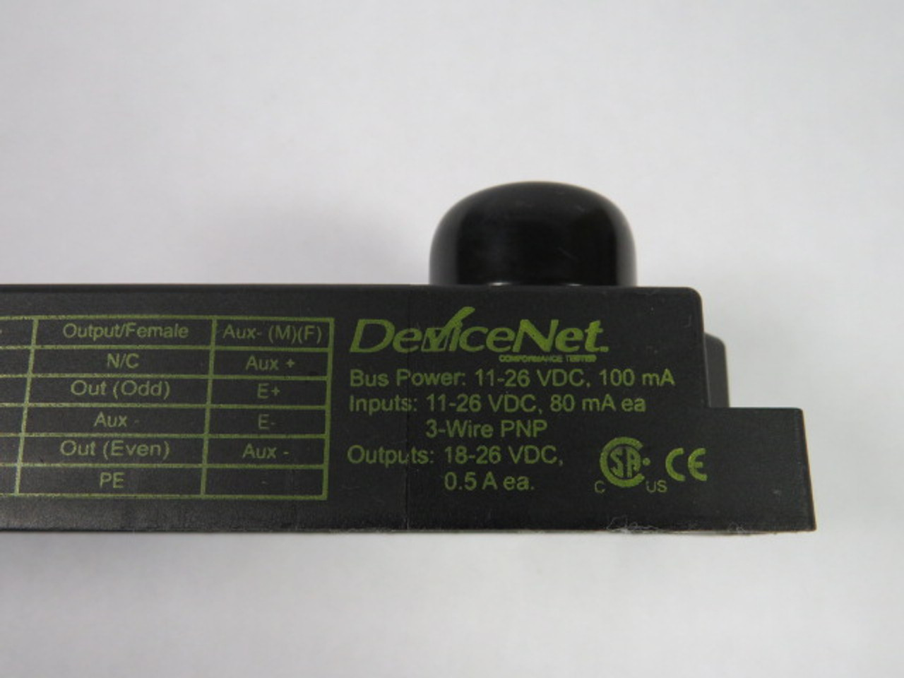 Turck FDNP-S0808G-TT DeviceNet 8 IN 8 Out I/O Module USED