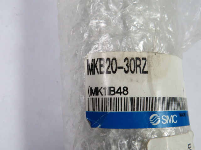 SMC MKB20-30RZ Rotating-Arm Power Clamp Cylinder 20mm Bore 30mm Stroke ! NWB !