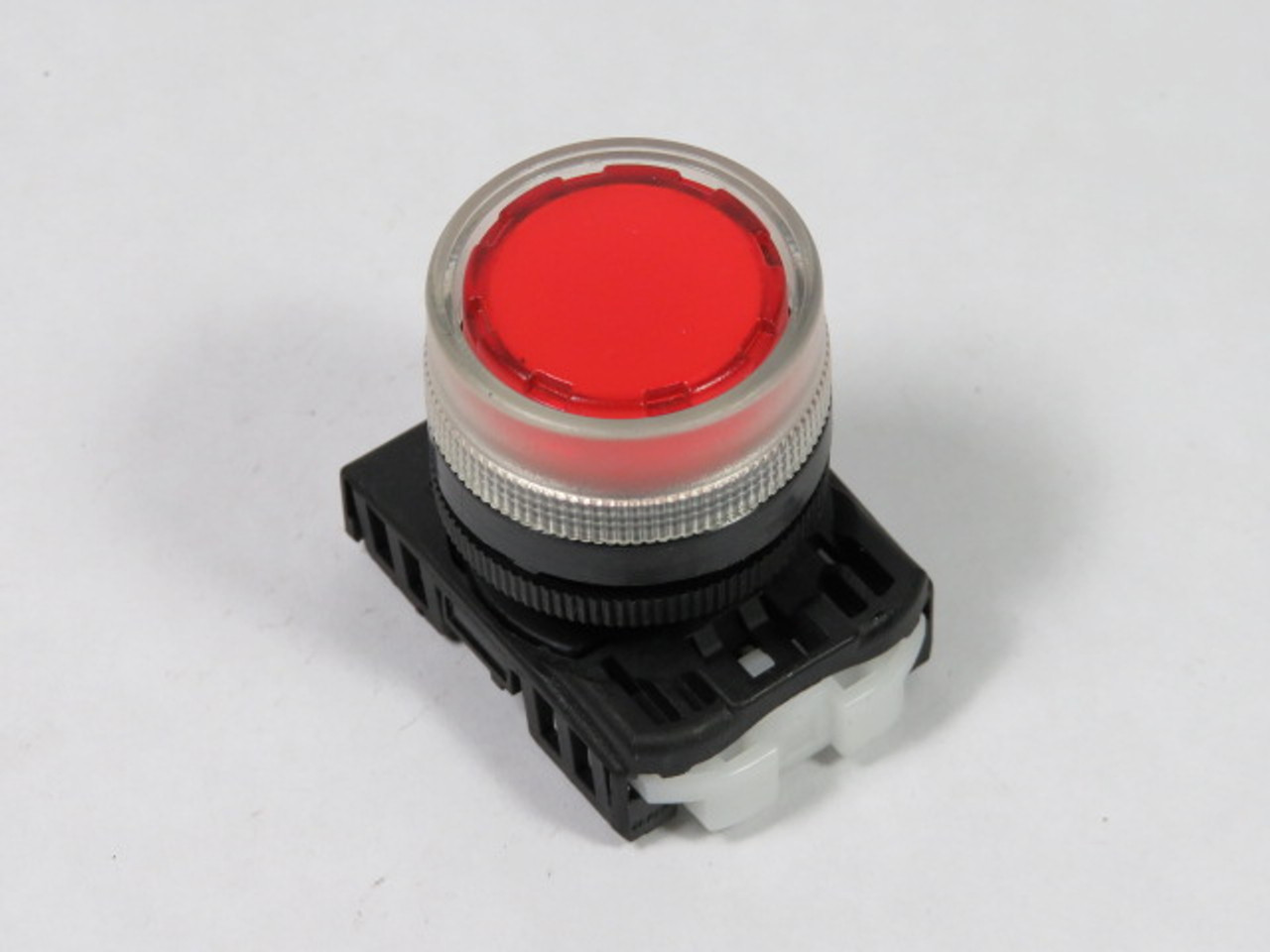 Fuji Electric AR22G4L-E3R Push Button Illum LED 30V 1W Red w/Guard USED