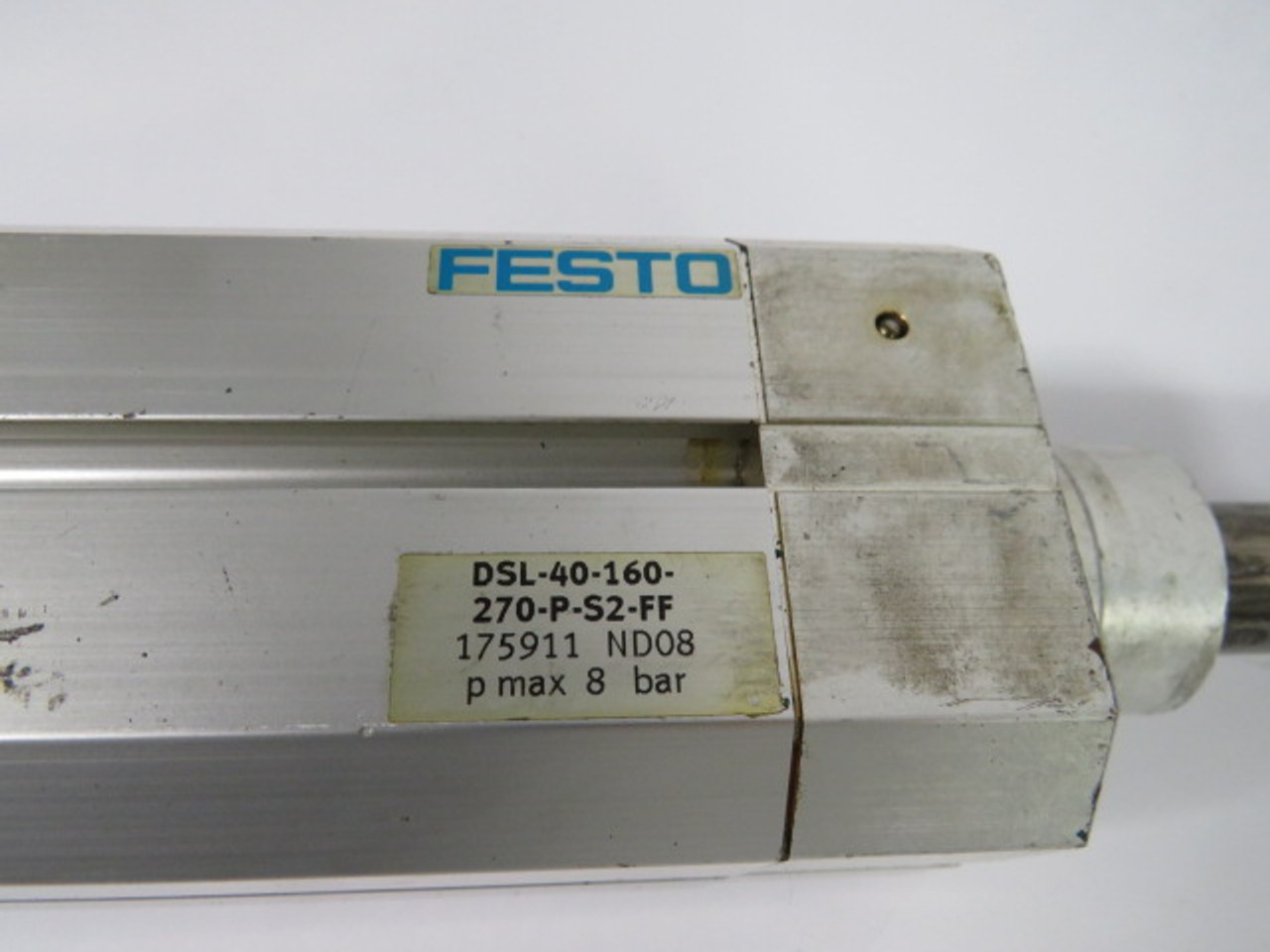 Festo 175911 DSL-40-160-270-P-S2-FF Linear Swivel Drive Unit USED