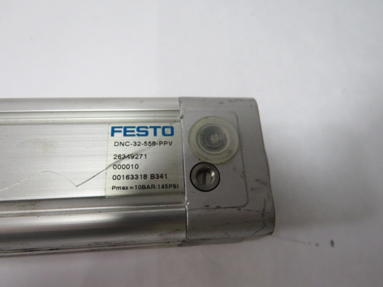 Festo 163318 DNC-32-558-PPV Pneumatic Cylinder 32mm Bore 558mm Stroke USED